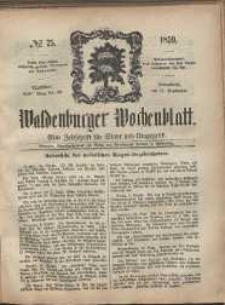 Waldenburger Wochenblatt, Jg. 5, 1859, nr 75