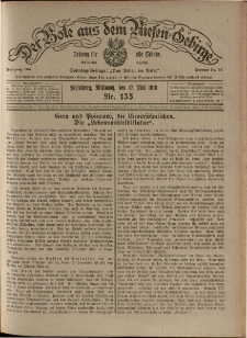 Der Bote aus dem Riesen-Gebirge : Zeitung f&uuml;r alle St&auml;nde, R. 104, 1916, nr 135