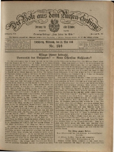 Der Bote aus dem Riesen-Gebirge : Zeitung f&uuml;r alle St&auml;nde, R. 104, 1916, nr 149