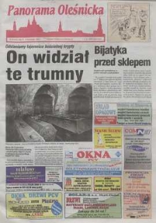 Panorama Oleśnicka: tygodnik Ziemi Oleśnickiej, 1999, nr 36 (428)