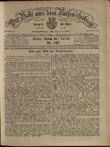 Der Bote aus dem Riesen-Gebirge : Zeitung f&uuml;r alle St&auml;nde, R. 104, 1916, nr 155