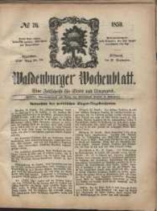 Waldenburger Wochenblatt, Jg. 5, 1859, nr 76