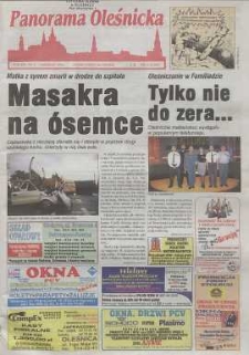 Panorama Oleśnicka: tygodnik Ziemi Oleśnickiej, 1999, nr 42 (434)