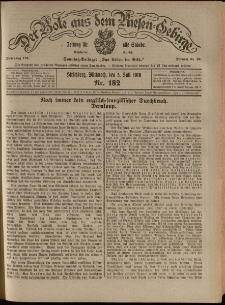 Der Bote aus dem Riesen-Gebirge : Zeitung f&uuml;r alle St&auml;nde, R. 104, 1916, nr 182