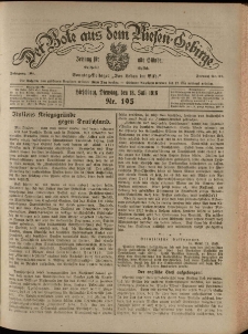 Der Bote aus dem Riesen-Gebirge : Zeitung f&uuml;r alle St&auml;nde, R. 104, 1916, nr 195