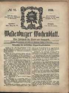 Waldenburger Wochenblatt, Jg. 5, 1859, nr 82