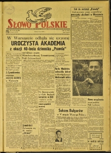 Słowo Polskie, 1952, nr 109 (1909)