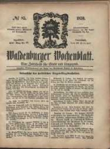 Waldenburger Wochenblatt, Jg. 5, 1859, nr 85