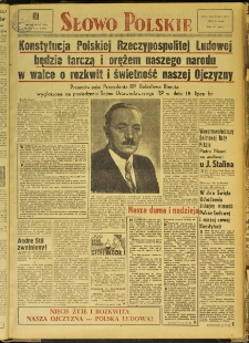 Słowo Polskie, 1952, nr 172 (1972)