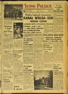 Słowo Polskie, 1952, nr 178 (1978)