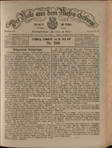 Der Bote aus dem Riesen-Gebirge : Zeitung f&uuml;r alle St&auml;nde, R. 104, 1916, nr 206