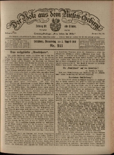 Der Bote aus dem Riesen-Gebirge : Zeitung f&uuml;r alle St&auml;nde, R. 104, 1916, nr 211