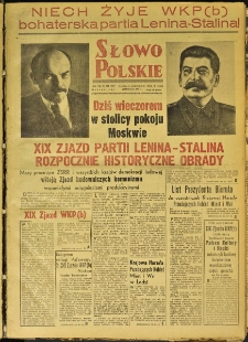 Słowo Polskie, 1952, nr 239 (2039)
