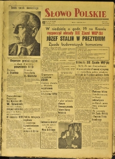 Słowo Polskie, 1952, nr 240 (2040)