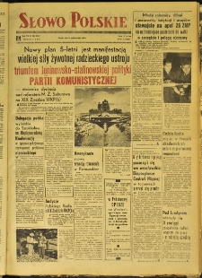 Słowo Polskie, 1952, nr 243 (2043)