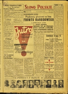 Słowo Polskie, 1952, nr 256 (2056)