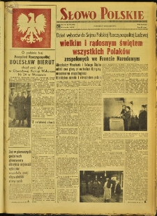 Słowo Polskie, 1952, nr 258 (2058)