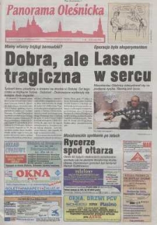 Panorama Oleśnicka: tygodnik Ziemi Oleśnickiej, 1999, nr 58 (450)
