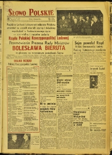Słowo Polskie, 1952, nr 281 (2081)