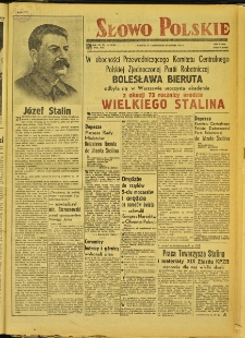 Słowo Polskie, 1952, nr 306 (2106)