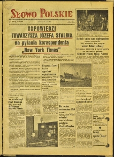 Słowo Polskie, 1952, nr 309 (2109)