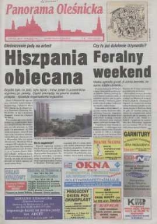 Panorama Oleśnicka: tygodnik Ziemi Oleśnickiej, 1999, nr 63 (455)