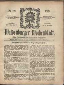 Waldenburger Wochenblatt, Jg. 5, 1859, nr 101
