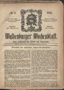 Waldenburger Wochenblatt, Jg. 4, 1858, nr 2