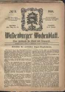 Waldenburger Wochenblatt, Jg. 4, 1858, nr 3