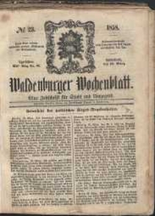 Waldenburger Wochenblatt, Jg. 4, 1858, nr 23