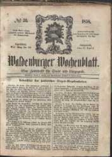 Waldenburger Wochenblatt, Jg. 4, 1858, nr 31