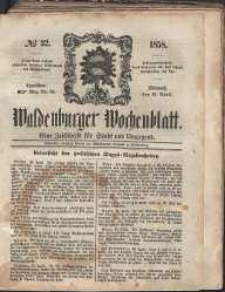 Waldenburger Wochenblatt, Jg. 4, 1858, nr 32
