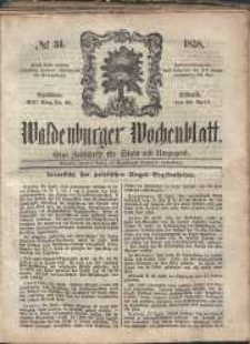 Waldenburger Wochenblatt, Jg. 4, 1858, nr 34