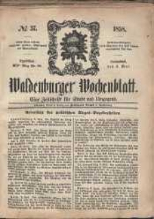 Waldenburger Wochenblatt, Jg. 4, 1858, nr 37