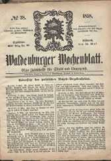 Waldenburger Wochenblatt, Jg. 4, 1858, nr 38