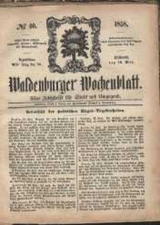 Waldenburger Wochenblatt, Jg. 4, 1858, nr 40