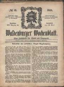 Waldenburger Wochenblatt, Jg. 4, 1858, nr 41