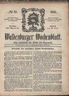 Waldenburger Wochenblatt, Jg. 4, 1858, nr 52