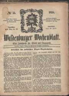 Waldenburger Wochenblatt, Jg. 4, 1858, nr 55