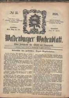 Waldenburger Wochenblatt, Jg. 4, 1858, nr 57