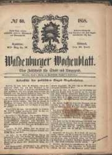 Waldenburger Wochenblatt, Jg. 4, 1858, nr 60