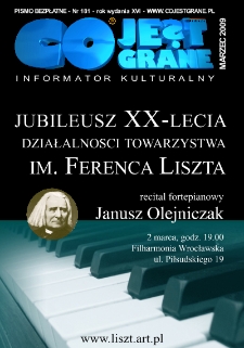 Co Jest Grane : informator kulturalny, 2009, nr 181