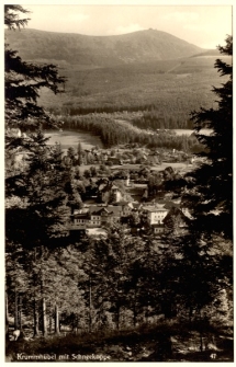 Krummhübel mit Schneekoppe [Dokument ikonograficzny]