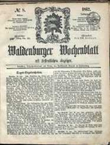 Waldenburger Wochenblatt, Jg. 8, 1862, nr 8