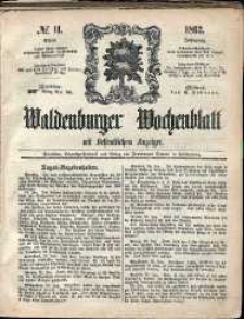 Waldenburger Wochenblatt, Jg. 8, 1862, nr 11