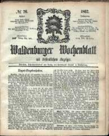 Waldenburger Wochenblatt, Jg. 8, 1862, nr 26