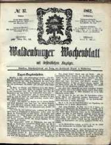 Waldenburger Wochenblatt, Jg. 8, 1862, nr 37
