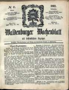 Waldenburger Wochenblatt, Jg. 8, 1862, nr 41