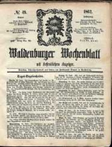 Waldenburger Wochenblatt, Jg. 8, 1862, nr 49