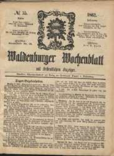 Waldenburger Wochenblatt, Jg. 8, 1862, nr 55